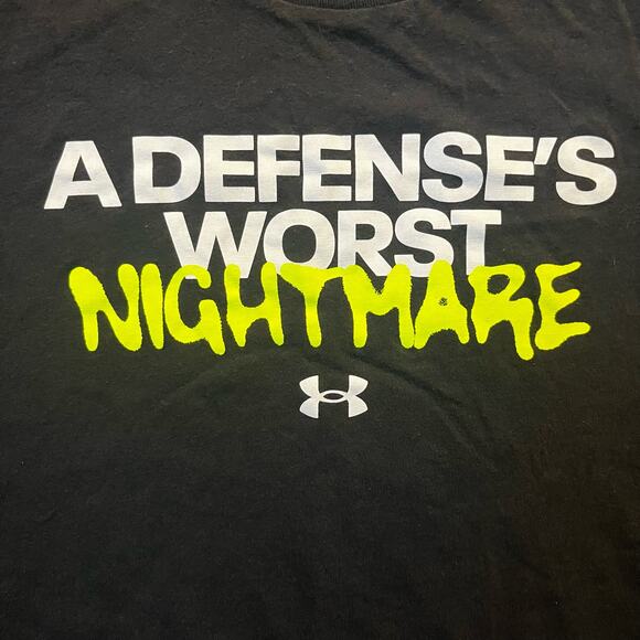 Under Armour Men's LG “Defenses Worst Nightmare” Graphic T-shirt - Picture 2 of 4